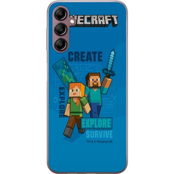 Kompatibelt Mobildeksel til Samsung Galaxy A14 5G Minecraft Grotter