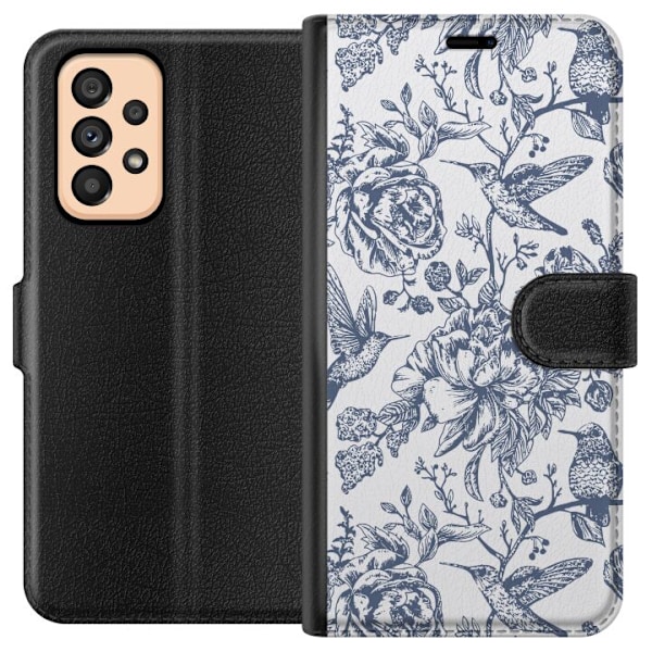 Samsung Galaxy A53 5G Plånboksfodral Blomster & Fåglar – r