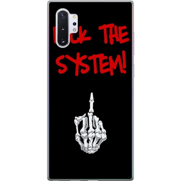 Samsung Galaxy Note10+ Gennemsigtig cover Fuck System