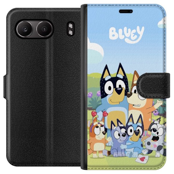 OnePlus Nord 4 Plånboksfodral Bluey mobilskal med hela familjen i färgglad design