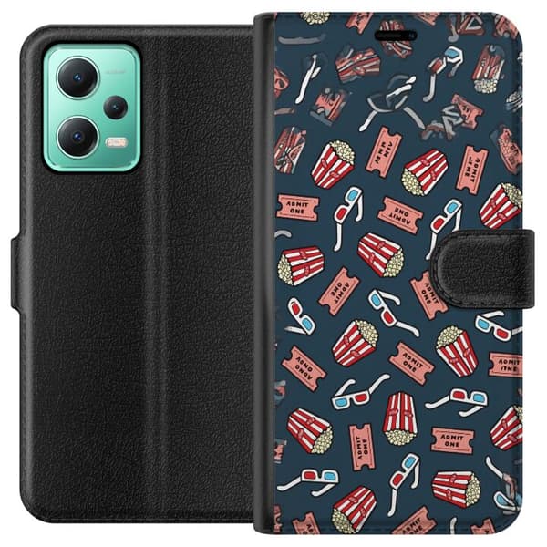 Kompatibelt Plånboksfodral till Xiaomi Redmi Note 12 Biokväll blå