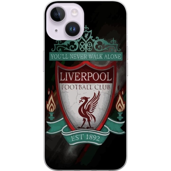 Apple iPhone 15 Genomskinligt Skal Liverpool L.F.C.