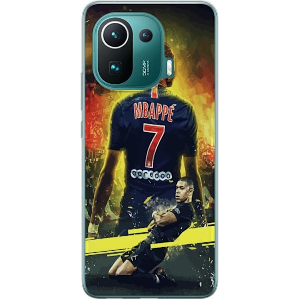 Xiaomi Mi 11 Pro Gjennomsiktig deksel Kylian Mbappé