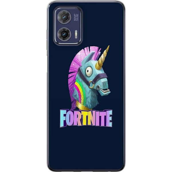 Motorola Moto G73 Gennemsigtig cover Fortnite Hest