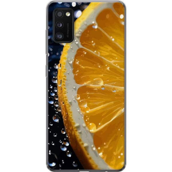 Samsung Galaxy A41 Gjennomsiktig deksel Appelsin