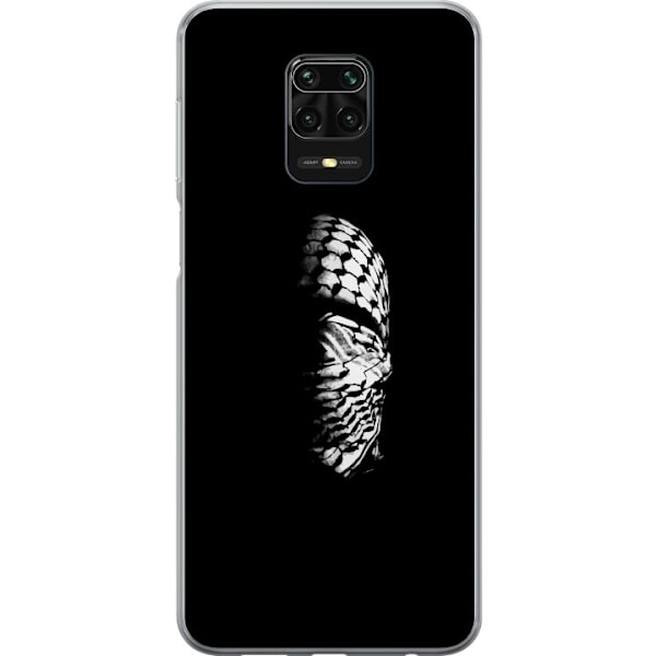 Xiaomi Redmi Note 9S Genomskinligt Skal Keffiyeh-mönster –