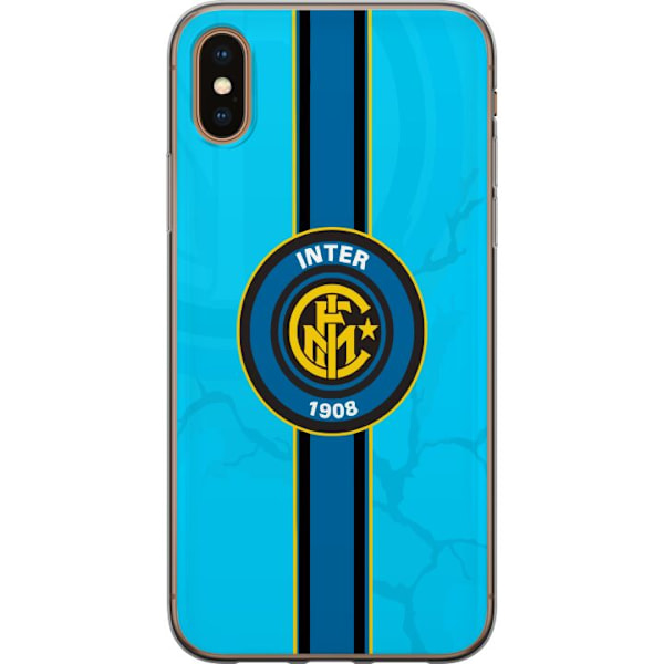 Apple iPhone XS Max Genomskinligt Skal Inter Milan