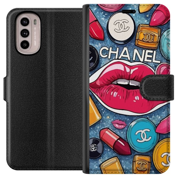 Motorola Moto G31 Lommeboketui Chanel Lips