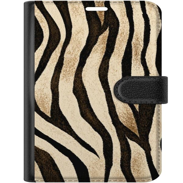 Kompatibel Tegnebogsetui til Apple iPhone Duo Beige sandzebra beige