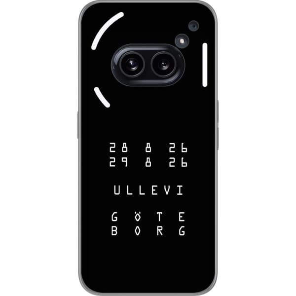 Kompatibelt Mobildeksel til Nothing Phone (2a) Plus Ullevi Göteborg 2026 hvit