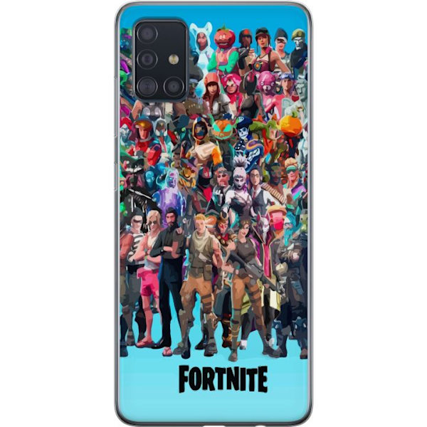 Samsung Galaxy A51 Gennemsigtig cover Fortnite