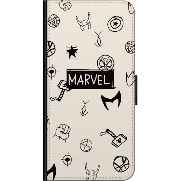 OnePlus 7T Tegnebogsetui Marvel