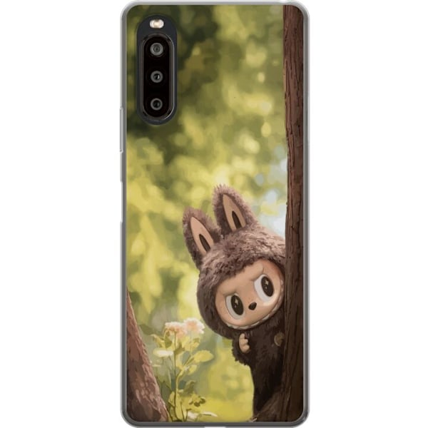 Sony Xperia 10 II Läpinäkyvä kuori Labubu Graffiti Vibes