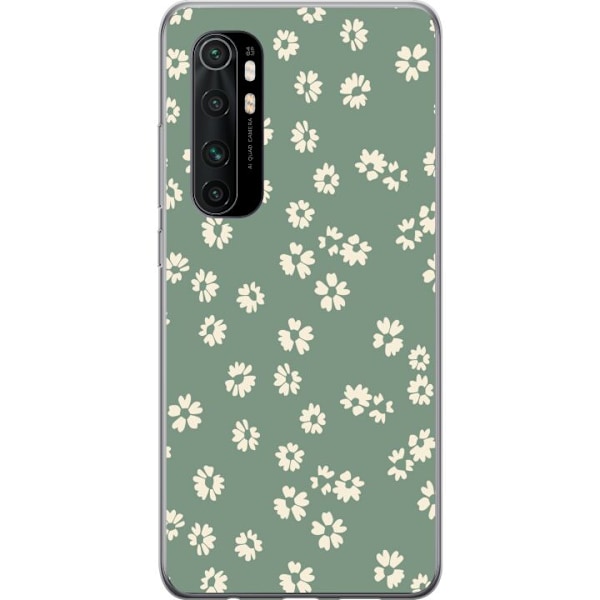 Xiaomi Mi Note 10 Lite Läpinäkyvä kuori Kukkaisunelma - Värikäs Kukkakuvio