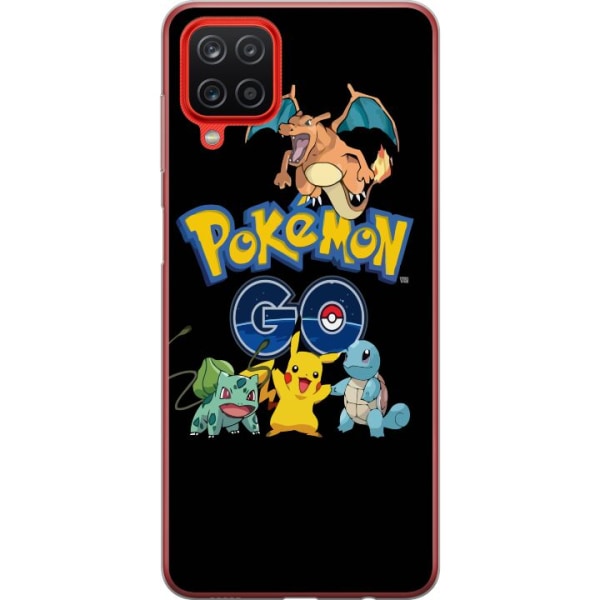Samsung Galaxy A12 Läpinäkyvä kuori Pokémon