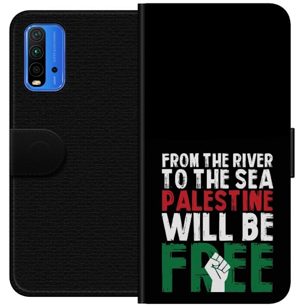 Xiaomi Redmi Note 9 4G Tegnebogsetui Fri Palæstina