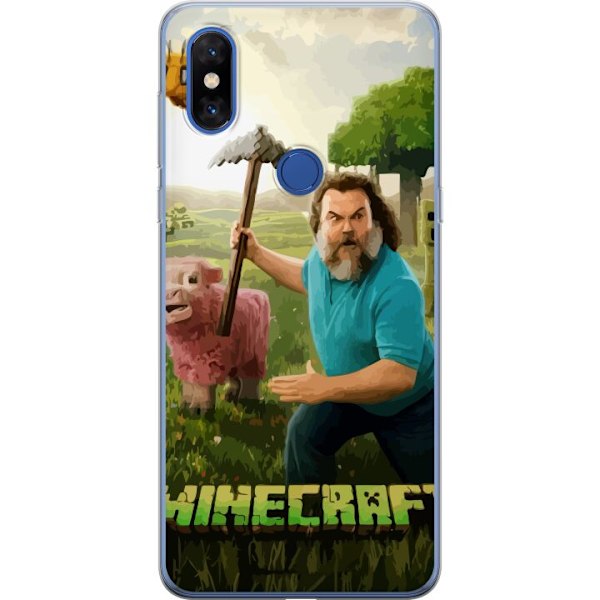 Xiaomi Mi Mix 3 Läpinäkyvä kuori A Minecraft Movie