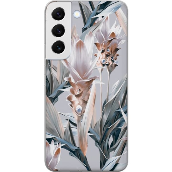 Samsung Galaxy S22 5G Läpinäkyvä kuori Kukkia