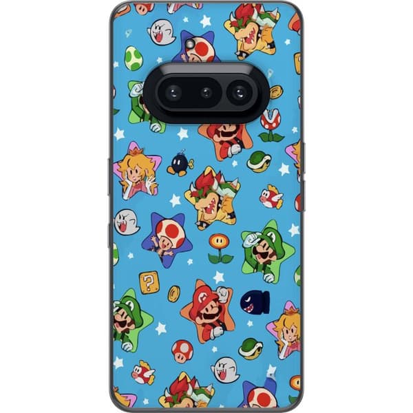 Kompatibelt Mobildeksel til Nothing Phone (3a) Nintendo Mario Mønster Switch Spill