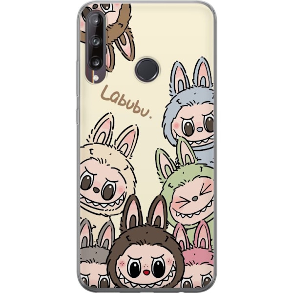 Huawei P40 lite E Läpinäkyvä kuori Labubu Pastel Collection