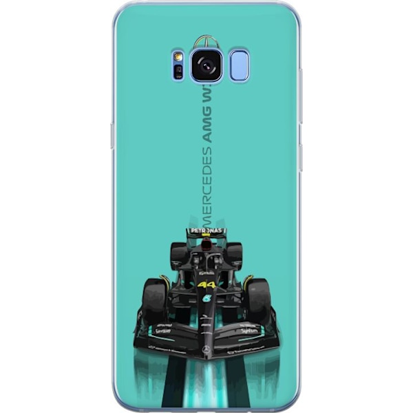 Samsung Galaxy S8 Läpinäkyvä kuori Mercedes F1