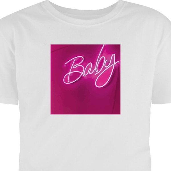 Børne T-shirt | Behagelig T-shirt til Børn Baby Heart hvid 9-11 År