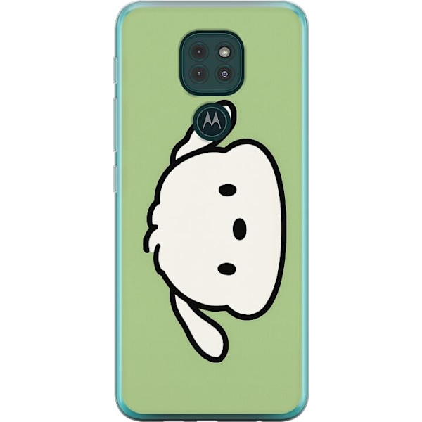 Motorola Moto G9 Play Läpinäkyvä kuori Snoopy Flip