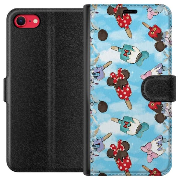 Kompatibel Tegnebogsetui til Apple iPhone 7 Tecknade glassfigurer blå