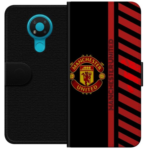 Nokia 3.4 Plånboksfodral Manchester United