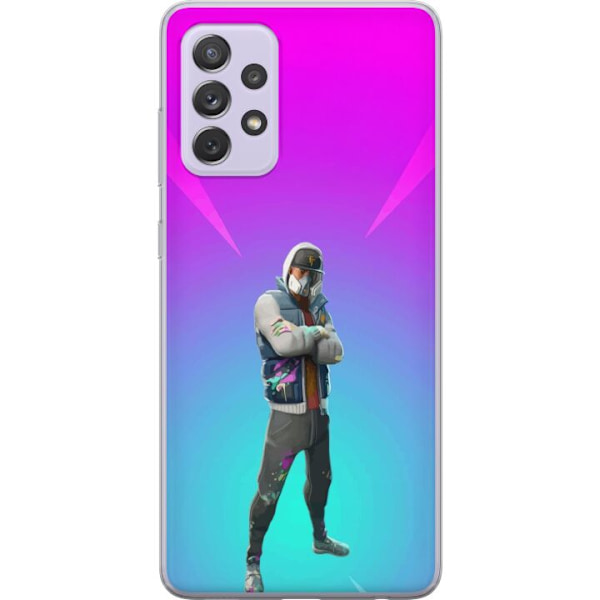 Samsung Galaxy A52s 5G Läpinäkyvä kuori musta ritari fortnite