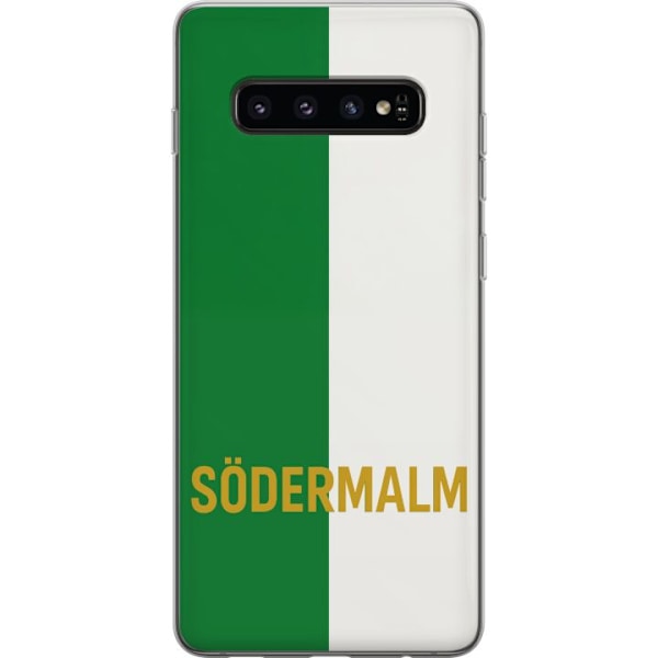 Samsung Galaxy S10 Läpinäkyvä kuori Södermalm - jalkapallo