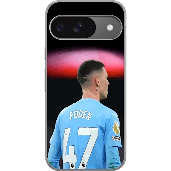 Google Pixel 9 Pro Läpinäkyvä kuori Phil Foden