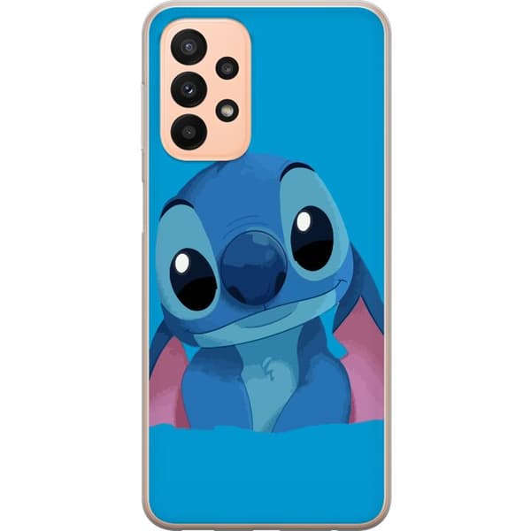 Kompatibelt Mobildeksel til Samsung Galaxy A23 Stitch Blå