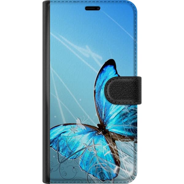 Kompatibel Tegnebogsetui til Samsung Galaxy S10e Sommerfugl