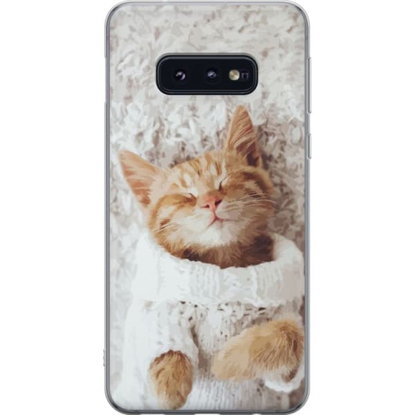 Kompatibelt Mobildeksel til Samsung Galaxy S10e Katt