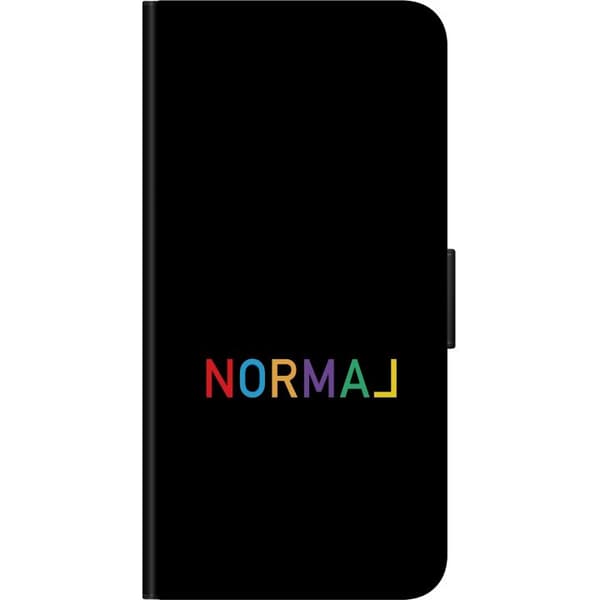 Kompatibel Tegnebogsetui til Nokia 5.4 Färgglad Normal text sort