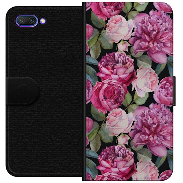 Honor 10 Tegnebogsetui Blomster