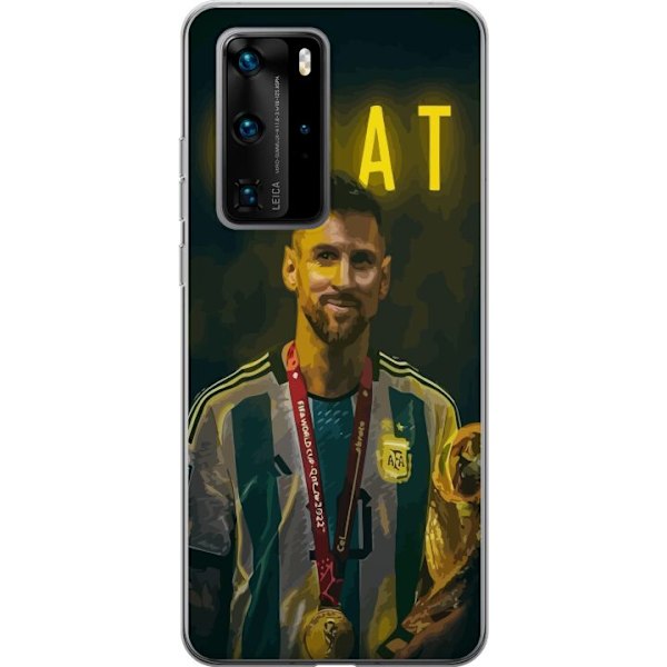 Huawei P40 Pro Läpinäkyvä kuori Vuohi Messi