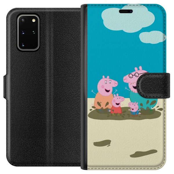 Samsung Galaxy S20+ Lompakkokotelo Greta Possu Perhe Jori Muta