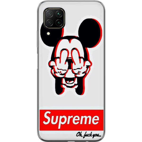 Huawei P40 lite Gennemsigtig cover Mickey Mouse Suppe