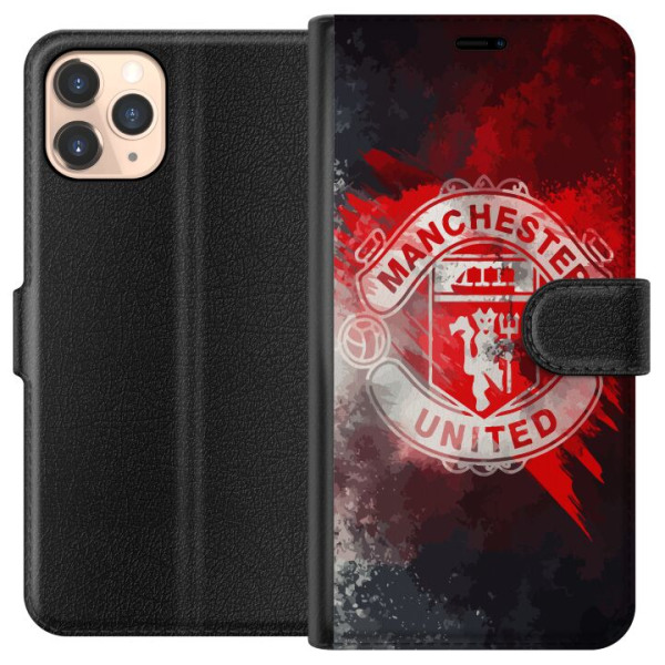 Apple iPhone 11 Pro Lompakkokotelo Manchester United FC