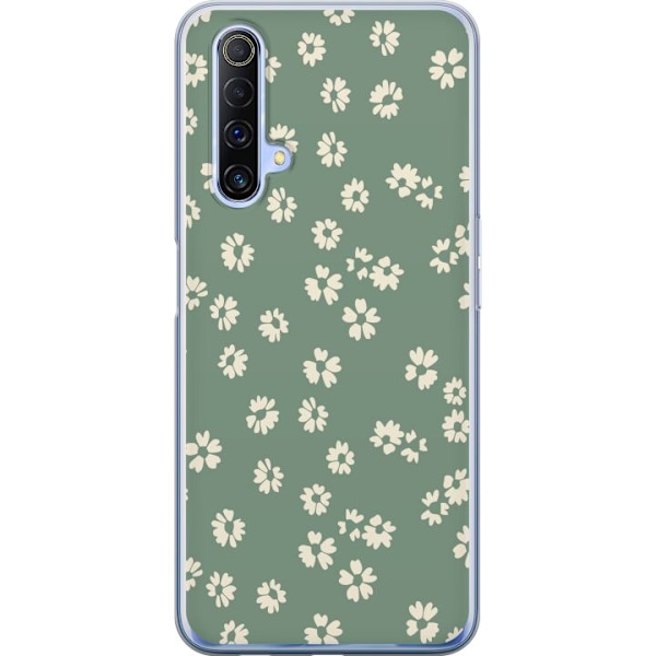 Realme X50 5G Läpinäkyvä kuori Kukkaisunelma - Värikäs Ku