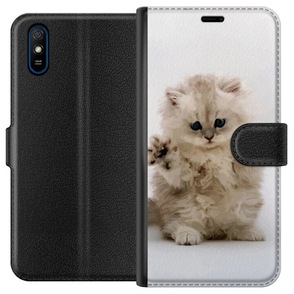 Xiaomi Redmi 9A Plånboksfodral Katt