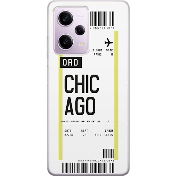 Xiaomi Redmi Note 12 Pro Gennemsigtig cover Chicago