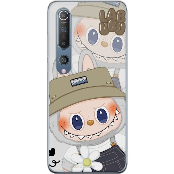 Xiaomi Mi 10 5G Läpinäkyvä kuori Labubu Minimal Mood - Yksinkertainen ja tyylikäs hirviösuunnittelu