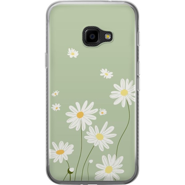 Samsung Galaxy Xcover 4 Läpinäkyvä kuori Papukaijanpaparit - kukallinen kuviointi ruotsalaiseen kesätyyliin