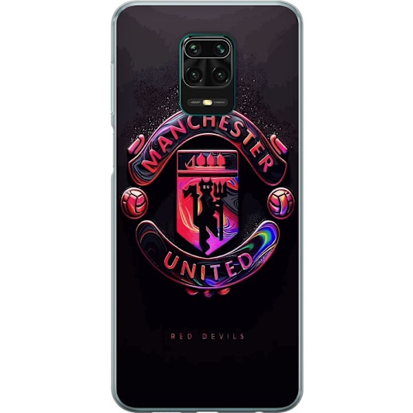 Xiaomi Redmi Note 9 Pro Läpinäkyvä kuori Manchester United