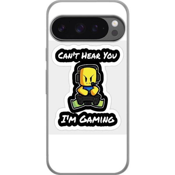Google Pixel 9 Pro XL Genomskinligt Skal Roblox Gaming