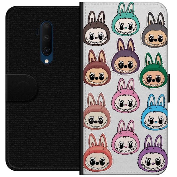 OnePlus 7T Pro Lompakkokotelo Labubu Macaron Monster - Söpö