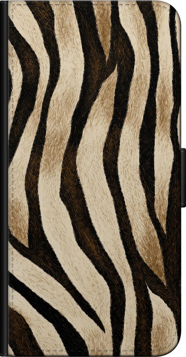 Kompatibel Tegnebogsetui til Xiaomi Redmi Note 9 Pro Savannestriber beige